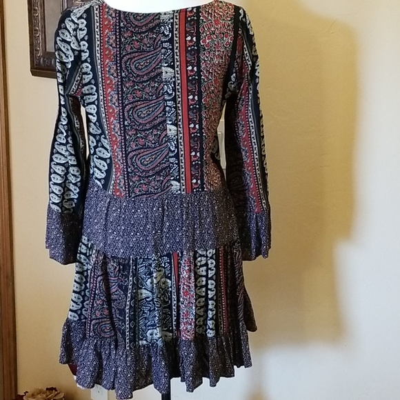 Adorable Easel Boho Babydoll Dress - Picture 3 of 6